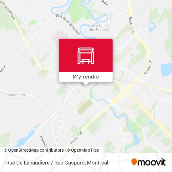 Rue De Lanaudière / Rue Gaspard plan