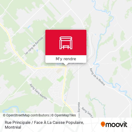 Rue Principale / Face À La Caisse Populaire plan