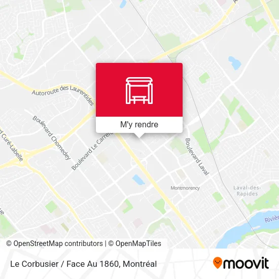 Le Corbusier / Face Au 1860 plan