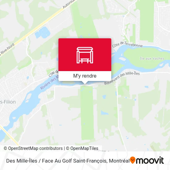 Des Mille-Îles / Face Au Golf Saint-François plan