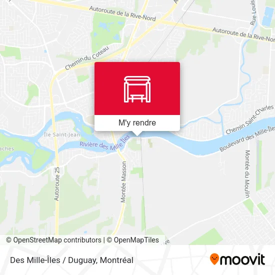 Des Mille-Îles / Duguay plan