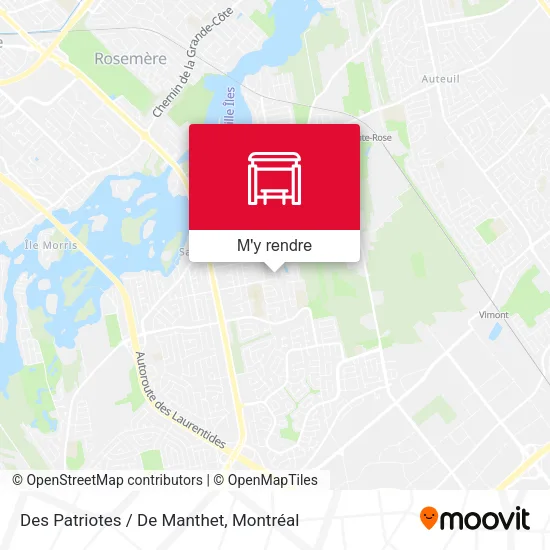 Des Patriotes / De Manthet plan