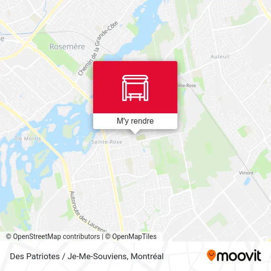 Des Patriotes / Je-Me-Souviens plan
