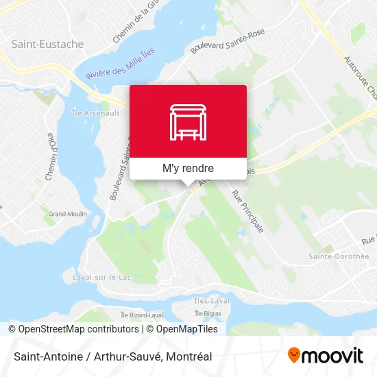 Saint-Antoine / Arthur-Sauvé plan