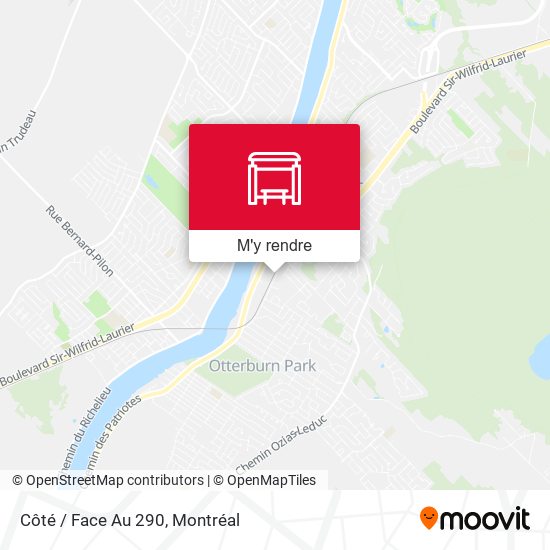 Côté / Face Au 290 plan