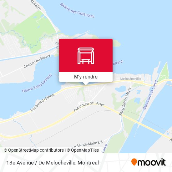 13e Avenue / De Melocheville plan