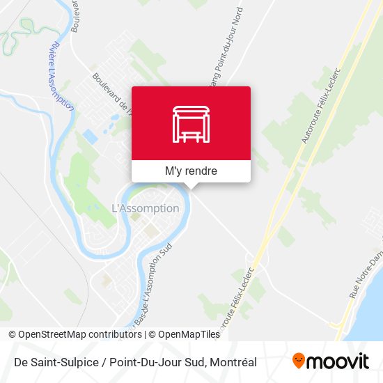 De Saint-Sulpice / Point-Du-Jour Sud plan