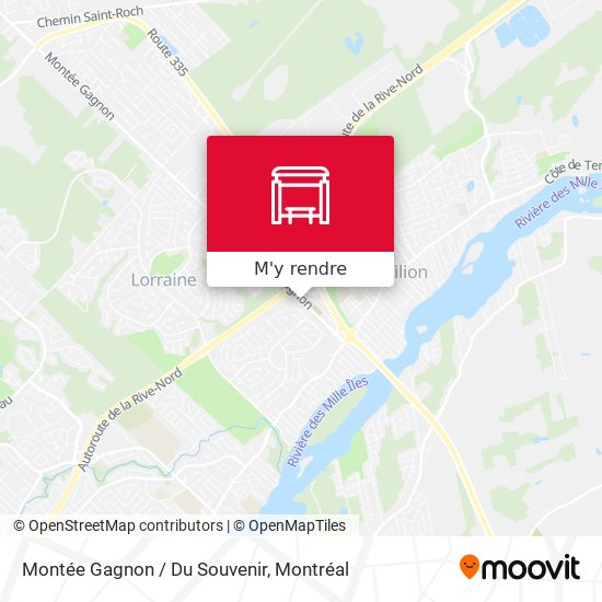 Montée Gagnon / Du Souvenir plan