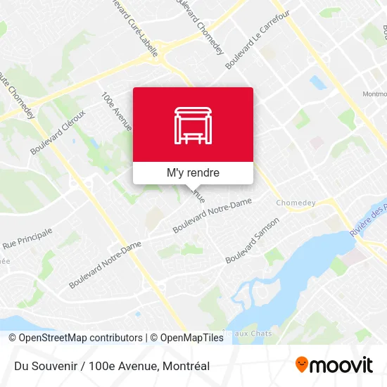 Du Souvenir / 100e Avenue plan