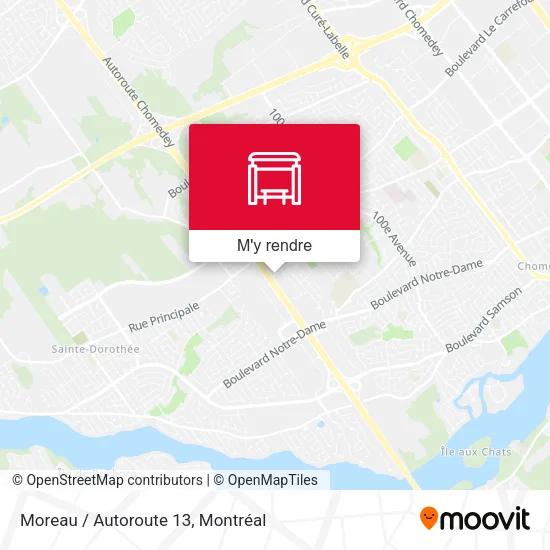 Moreau / Autoroute 13 plan