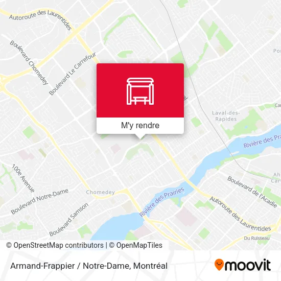 Armand-Frappier / Notre-Dame plan