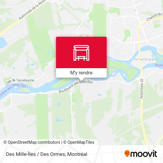 Des Mille-Îles / Des Ormes plan