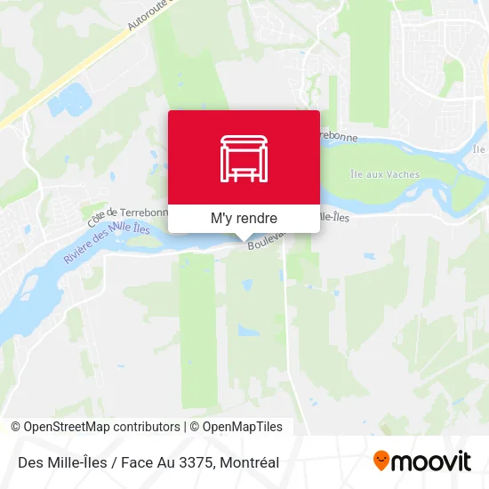 Des Mille-Îles / Face Au 3375 plan