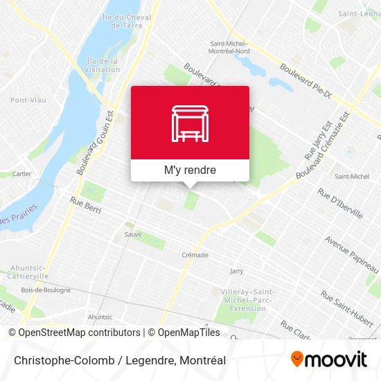 Christophe-Colomb / Legendre plan