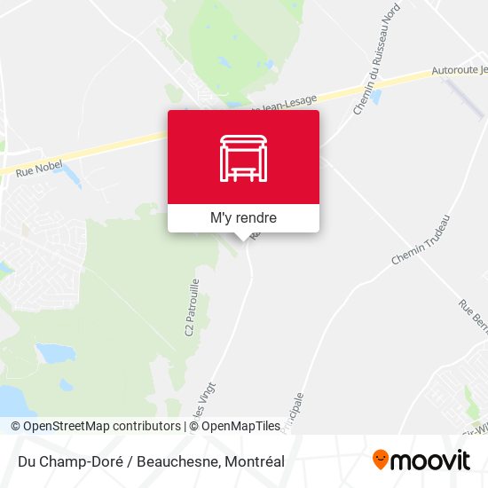 Du Champ-Doré / Beauchesne plan