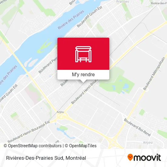 Rivières-Des-Prairies Sud plan