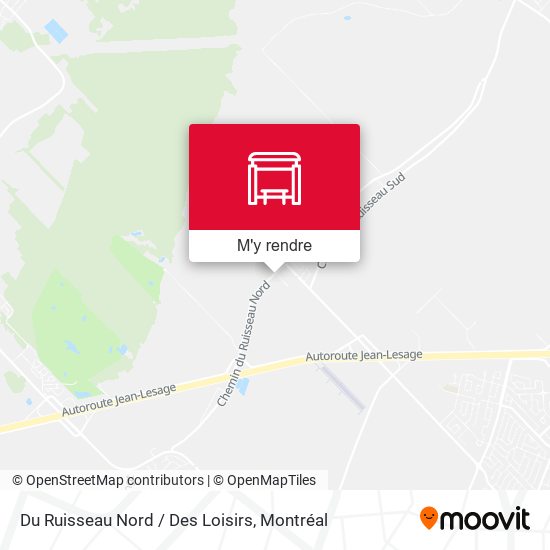 Du Ruisseau Nord / Des Loisirs plan