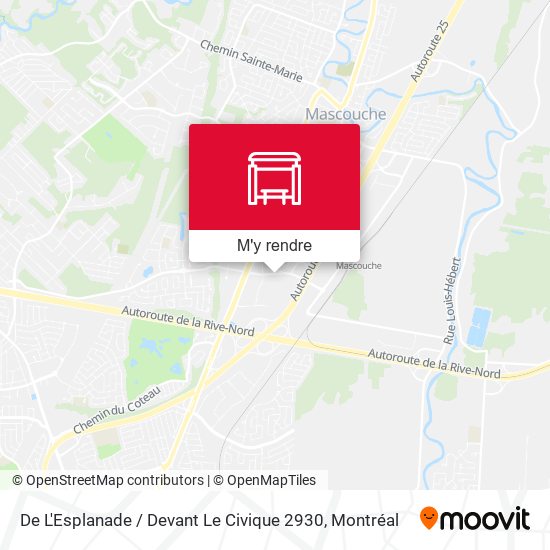 De L'Esplanade / Devant Le Civique 2930 plan