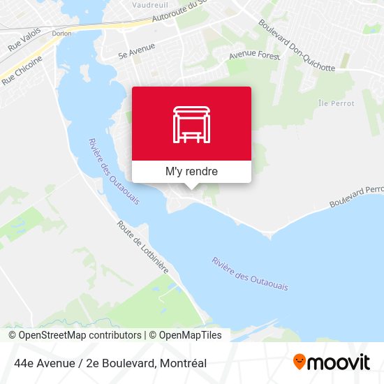 44e Avenue / 2e Boulevard plan