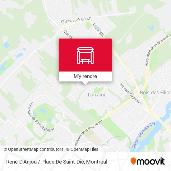 René-D'Anjou / Place De Saint-Dié plan