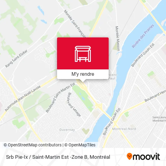 Srb Pie-Ix / Saint-Martin Est -Zone B plan