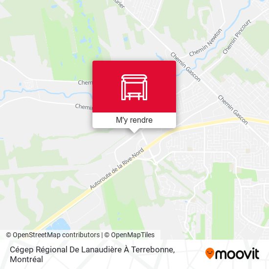 Cégep Régional De Lanaudière À Terrebonne plan