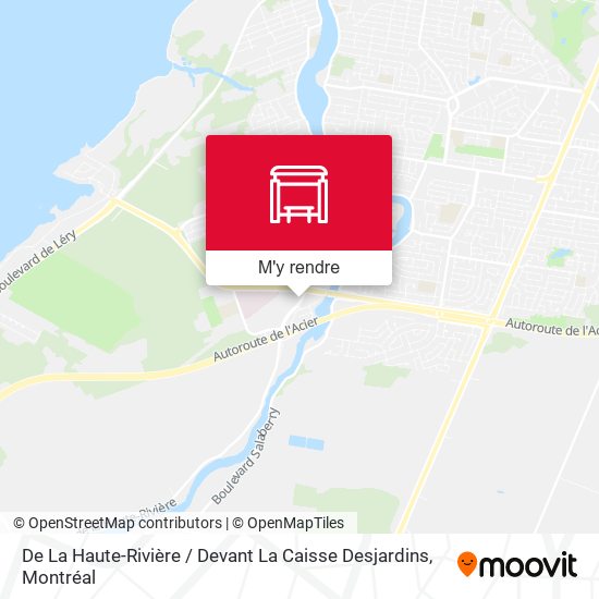 De La Haute-Rivière / Devant La Caisse Desjardins plan