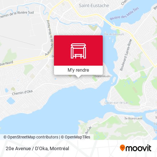 20e Avenue / D'Oka plan
