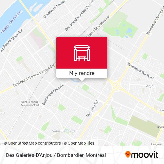 Des Galeries-D'Anjou / Bombardier plan