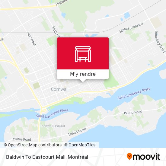 Baldwin To Eastcourt Mall plan