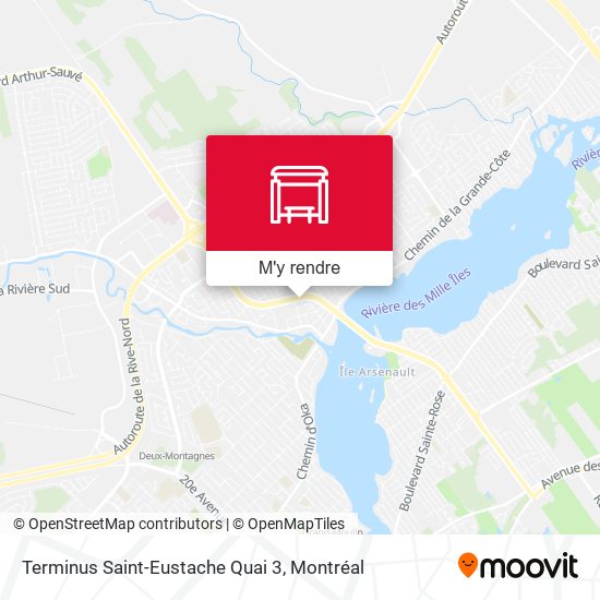 Terminus Saint-Eustache Quai 3 plan
