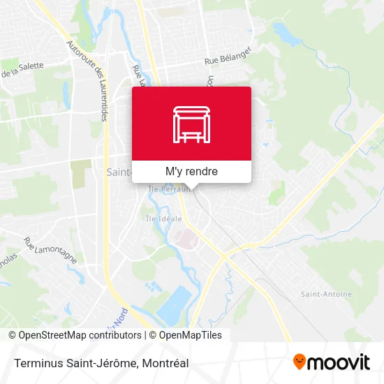 Terminus Saint-Jérôme plan