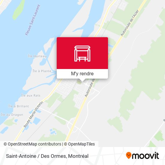 Saint-Antoine / Des Ormes plan