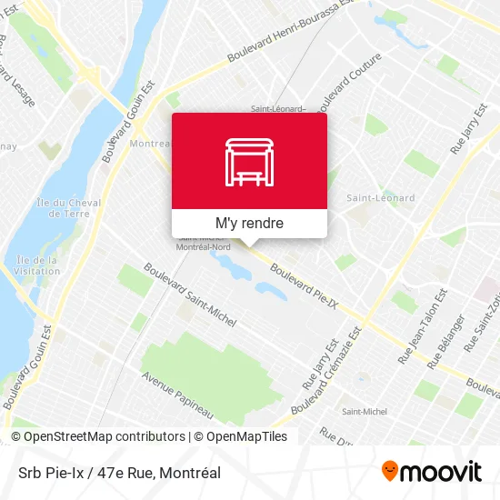 Srb Pie-Ix / 47e Rue plan