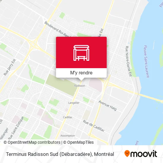 Terminus Radisson Sud (Débarcadère) plan