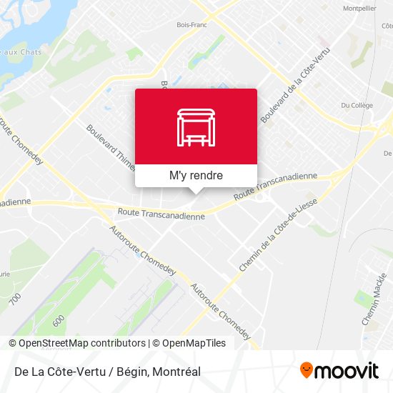 De La Côte-Vertu / Bégin plan
