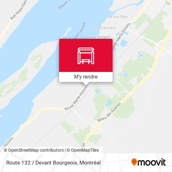 Route 132 / Devant Bourgeois plan