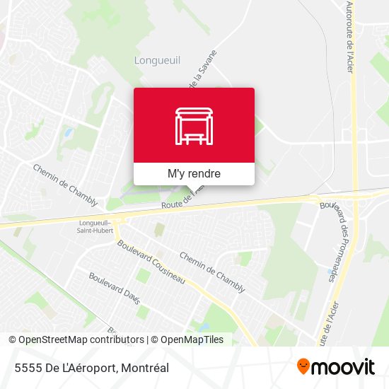 5555 De L'Aéroport plan
