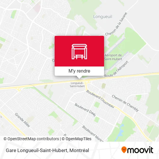 Gare Longueuil-Saint-Hubert plan