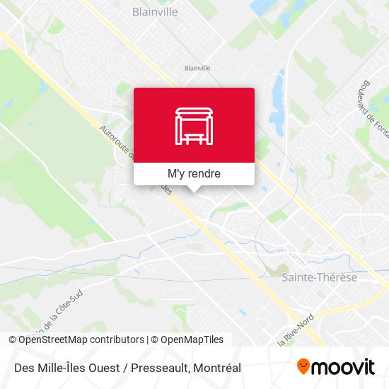 Des Mille-Îles Ouest / Presseault plan