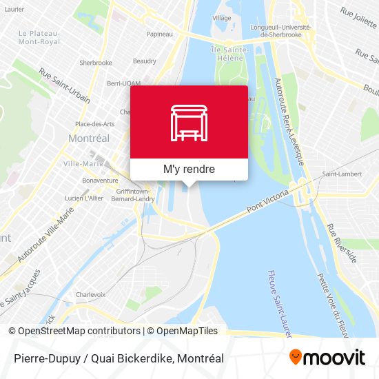 Pierre-Dupuy / Quai Bickerdike plan