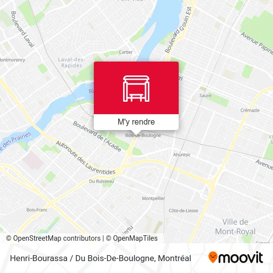 Henri-Bourassa / Du Bois-De-Boulogne plan