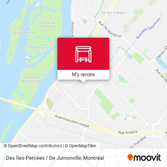 Des Îles-Percées / De Jumonville plan