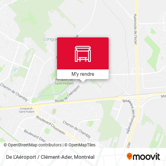 De L'Aéroport / Clément-Ader plan