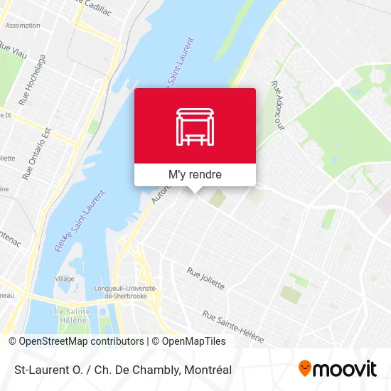 St-Laurent O. / Ch. De Chambly plan