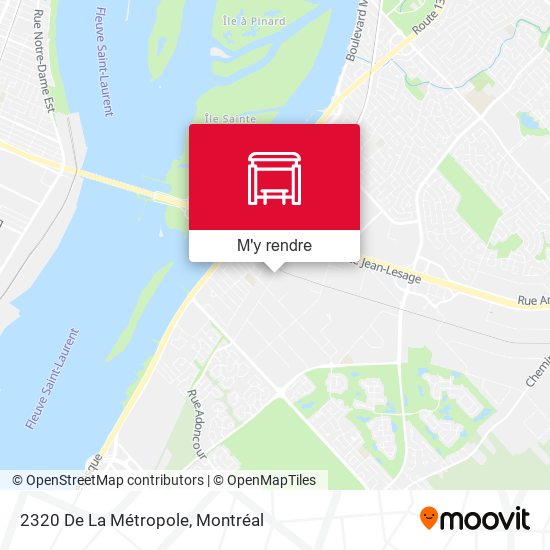 2320 De La Métropole plan