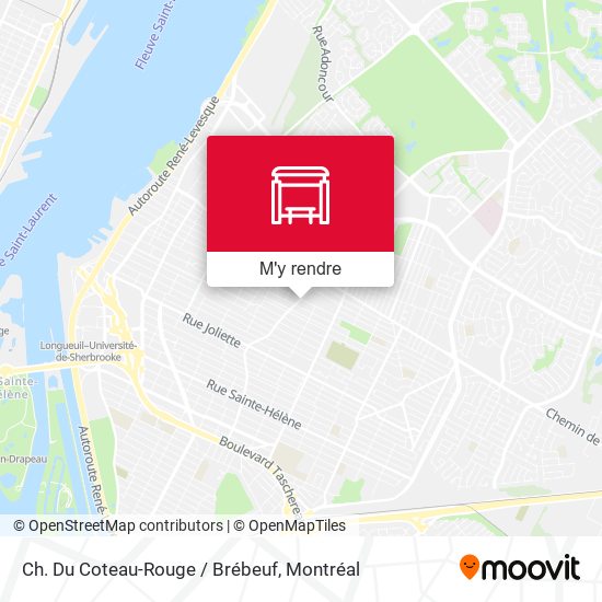 Ch. Du Coteau-Rouge / Brébeuf plan