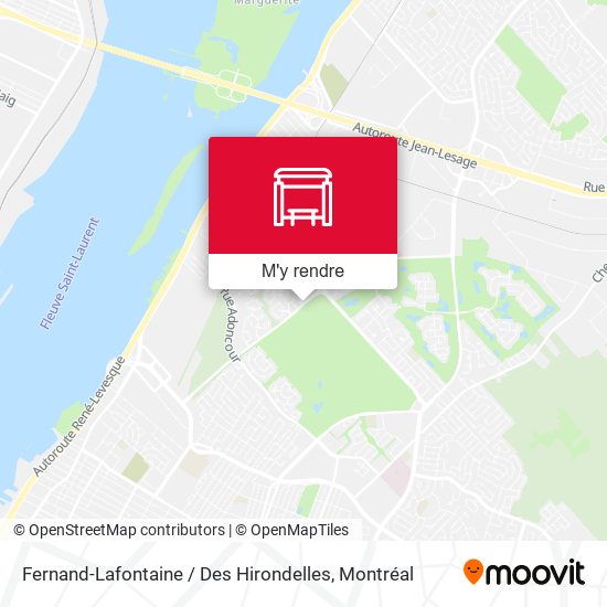 Fernand-Lafontaine / Des Hirondelles plan