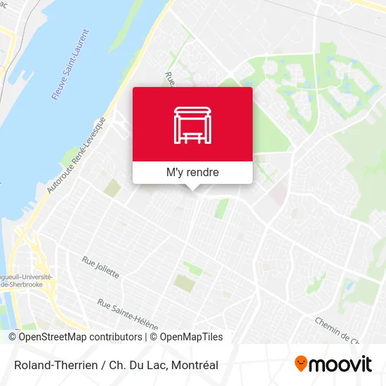 Roland-Therrien / Ch. Du Lac plan