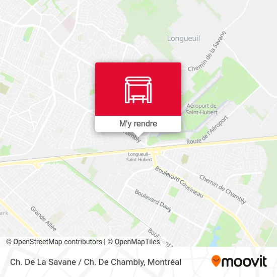 Ch. De La Savane / Ch. De Chambly plan